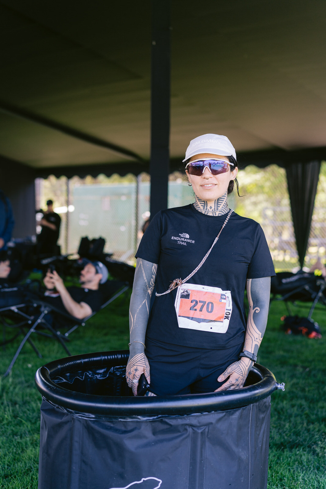 Kifit TNF Endurance Trail 2025 — atleta hombre tina hielo gorra