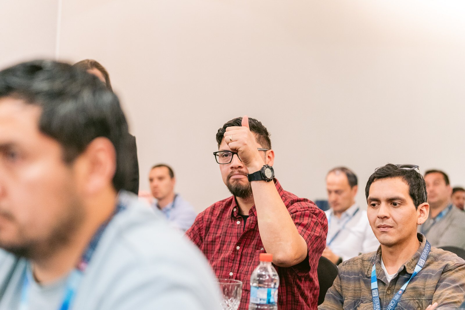 Asistentes conversación Seminario WEG Concepción